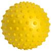 Gymnic Sensyball Palla sensoriale Ø 20 cm gialla gonfiabile per massaggio, riflessologia e ginnastica dolce, con rilievi tattili per stimolazione e rilassamento muscolare