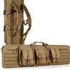 REHOOF Pesante Custodia Doppia Per Fucile,Fodero Porta Fucili Imbottito,Resistente Impermeabile,Sniper Fucile Da Caccia Zaino Lungo Con Tasche Per Caricatore Capienza Circa 2 Fucili 2 Pistole C,140cm