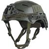 QJYZHAN Casco multifunzione per softair, guida 3.0 con staffa NVG anteriore, cuscinetti ammortizzanti a doppio strato, casco tattico per paintball e softair