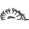 LureSport SeaGuide - Set di 11 guide per lancio in acciaio inox BXBLSG10 BXMLSG BXULST per la riparazione di canne da pesca, accessori fai da te (Top5TubeID2,4 mm)