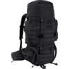 Tasmanian Tiger TT Raid Pack MKIII 52 litri Zaino militare Outdoor con cintura rimovibile per la vita Molle compatibile e preparazione del sistema di idratazione, Nero , 65 x 32 x 24 cm