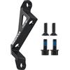BIKETORIX Adattatore per freno a disco per bicicletta, convertitore da palo a supporto piatto, accessorio per bici BMX in lega di alluminio da 160/180 mm