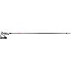 Leki Hot Shot S eloxal schwarz-eloxal grau-bright red 120 cm