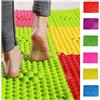ZXCVB 2pezzi Tappetino per Massaggio ai Piedi Professionale,Tappetino per digitopressione,riflessologia Plantare,Tappetino Antiscivolo per Bagno,Tappetino Yoga,per bisogni Speciali ADHD Autismo,Rosa