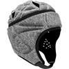 Aymzbd Casco da Rugby per Adulti, Caschetto da Rugby, Berretto da Rugby, Casco da Football per Esterni, Grigio
