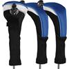Andux Coperture ibride della testa del club di golf del collo lungo con il quadrante no. Tag CTMT-02 3 pz, Blu