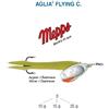 Mepps Aglia Flying C 10 g 15 g 25 g, 5 colori, trota salmone luccio Bar (chartreus-argent, 10 g)