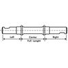 RMS Perno Movimento chiavella 47 x 57 x 39 mmtipo Normale Pin Movement chiavella 47 x 57 x 39 mmnormal Type