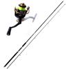 generico Kit Pesca Spinning Trota Fiume Lago Canna Cucchiaini Rotanti Mulinello (mt. 1,80)