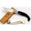 ARMERIAONLINE SINCE 1999 Coltello coltellino sardo Tipo ARBURESA ARBUS da Caccia Piccolo da Collezione Manico in Corno Sardegna Tascabile richiudibile (Bianco)