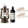 Feuerhand Set iniziale di lanterne Baby Special 276, set con 1 litro di alcalino e 2 stoppini di ricambio (bronzo)