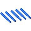 BHFZIAP Prolunga per valvola Presta, 5 pezzi, per bici a scatto fisso/bici da strada, blu, 40 mm