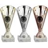 Hole Gadget Coppa Trofeo Personalizzabile Oro, Argento e Bronzo cm Singolo o Set Tutti Gli Sport, Calcio, Calcettto, Tennis, Basket, Padel, Fantacalcio, Premiazioni cod 13.021 (Tris Completo)