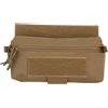 WarmHeartting Tattica Mini Drop Dump Pouch con Gancio e Anello Sub-Addominale Kit Borsa da Appendere Utility Pouch per Chest Rig, Marrone