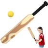 DINHEAROM Set da Cricket per Bambini Mazze e Ceppi in Eva Sicuro, Gioco Interattivo per attività Sportive all'Aperto al Chiuso, Attrezzatura Educativa per Sviluppo Manuale e Divertimento