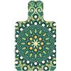 FANSU Tappetino per Reformer Pilates, Antiscivolo Pad Pilates Reformer Mat Durevole Tappetino da Ginnastica per Esercizi in Gomma Scamosciata per Palestra Esercizio Yoga (Mandala Verde)