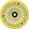 Root Industries Lotus Stunt - Rullo per monopattino 110 mm + adesivo Fantic26 (giallo radiante/giallo)