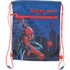 Undercover Spider-Man - Sacca da palestra con chiusura di sicurezza, 32 x 41 cm, colore: Blu, Blu