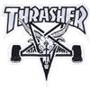 THRASHER - Toppa con logo Skate Goat Black White