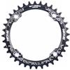 ASMEIR Monocorona MTB 120BCD 36T/38/40/42/44T Manovella for Bicicletta da Montagna Ruota di Catena Corona in Alluminio Riparazione Cava Adatto BCD 120mm Corone per Bicicletta (Size : 36T, Color : Noir)