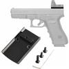 YChoolco Supporto Base for Piastra mirino Reflex, Adattatore for Piastra Base Compatibile con Pistola Glock G17/19/22/23/26/27/34, Piastra Base for mirino a Punto Rosso