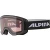 Alpina Sports Narkoja Q A7267 0 31 - Occhiali da sci in plastica/policarbonato, 100% protezione UV, colore: Nero