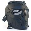 JEIMAI Maschera Softair Tattica Faccia piena Maschera di Paintball Maschere cranio protettive Full Face con PC Lens Occhiali per Cs BBs Gioco Halloween Cosplay
