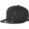 New Era Team Tonal Mesh NBA Jr Chibul Blk - Cappello Linea Chicago Bulls da Bambini, Colore Nero, Taglia 6 5/8