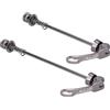 flexman 1 Paio di Assi per Bici Universali, Spiedini a Sgancio Rapido per Mountain Bike da Strada Accessorio per Spiedino Anteriore e Posteriore per Bici (Titanio)