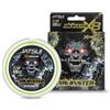 JATSUI MOONSTER - Trecciato da Pesca PE, X8 GREEN, 150 MT (#0.8-0.13 MM)