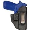 VlaMiTex IWB 6 Fondina in Pelle per sig Sauer P250 P320 Compact Carry, Nero