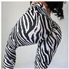 HXSZWJJ XBECO Leggings Sportwear Donne Sexy Zebra Leggings Stampa Fitness Push Up Hip Alta Elasticità Leggins Pantaloni Buona Elasticità (Color : Zebra, Size : L)