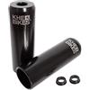 KHEbikes KHE, coppia di pedane CNC PRO BMX; adatte per asse filettato da 10 e da 14 mm, di colore nero, codice articolo W106