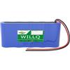 WILLQ Batteria Litio Ricaricabile Sostitutiva 3,2V 6,4V 12,8V 6Ah 12Ah 18Ah 24Ah 30Ah LiFePO4 Batteria per Giocattoli elettrici/Batteria di Ricambio per Illuminazione Solare,3.2v30ah