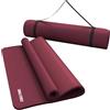 GORILLA SPORTS® Tappetino Fitness - 190x60 / 190x100 cm, Antiscivolo, Impermeabile, Gomma Nitrilica, Spessore 1,5 cm, 13 Colori a Scelta - Tappeto, Materassino Yoga, Pilates, Palestra, Allenamento