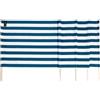 AQUASTIC Paravento da Spiaggia WINDSCREEN di Colore Blu e Bianco Frangivento Ideale per Il Lago e Il Mare Materiale Resistente 100% Poliestere Facile da Piegare e Trasportare 400 x 80 cm