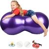 SUYSANP Peanut Ball Yoga Training Ball Fitness Equilibrio dei bambini Esercizio delle donne incinte Yoga Ball (Purple)