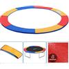 Aufun Bordo di Protezione per Trampolino Protezione Bordo Ø244/305/366 cm in PVC PE, Resistente ai Raggi UV, antistrappo, Largo 30 cm, Blu/colorato