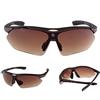NSGJUYT All'aperto Sport della Bici della Bicicletta Equitazione Uomo Occhiali da Sole Donna Occhiali UV400 Lente Sport MTB (Color : Coffee)