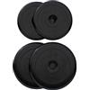 Gorilla Sports® Dischi Pesi - 1,25kg, 2kg, 2,5kg, 5kg, 10kg, 15kg, 20kg, 25kg, 27,5kg, 30kg, Singolo/Set, 30 mm, Ghisa, Rivestiti in Gomma - Pesi Palestra, Disco Peso, per Bilanciere e Manubri
