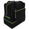 Errea Borsa da Calcio Basic Media Mattschwarz/Verde