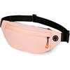 Hixingo Marsupio Uomo Donna Marsupio Running Piccolo Marsupio Sportivo con Cintura Regolabile Marsupio Borsa Borsa a Tracolla per Corsa Ciclismo Escursionismo Viaggio (36x13x8cm,Rosa)