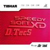 Tibhar Rivestimento Speedy Soft XD D.Tecs, rosso, 1,8 mm