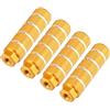 A ABSOPRO 4pz BMX MTB Bike Posteriore Piede Pioli Poggiapiedi Adatto 3/8 Assi Giallo Sostituzione dell'articolo