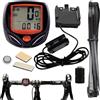 Generic Contachilometri Per Bici, Tachimetro Per Bici Impermeabile Con Cavo E Display LCD | Contachilometri Per Bicicletta Cablato, Contachilometri Portatile Per Bicicletta