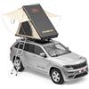 Dragon Winch Tenda da Tetto per Auto, in alluminio, per 2 persone, con materasso, scala telescopica, tasche per accessori, zanzariere + LED tenda da campeggio comoda, spaziosa e mobile | impermeabile