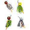 Pescasubito.com Kit 4 Esche Artificiali Kabura Pesca Vertical Jigging Light Dentice Mare