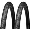 ECOVELO 2 COPERTONI Neri 700 x 35C (37-622) 28 x 1 5/8 x 1 3/8 per City Bike Trekking Bicicletta | Pneumatici Stradali Neri in Gomma Bici