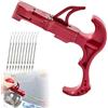 Runzkzy Dispositivo di Rilascio della Fionda da Pesca, Grilletto Portatile per Freccette, Accessori per Fionde, Grilletto per Catapulta per Il Rilascio Rapido di Freccette da Pesca (Pacchetto B)