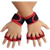 Sunmeit M Guanti sportivi da allenamento per uomini e donne, guanti da allenamento, fitness, bodybuilding, sollevamento pesi, palestra, mano, polso, guanti rossi A